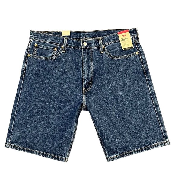 Levis 405 Mens Denim Shorts Size 36-44 Blue Standard Fit Casual & Stylish - Picture 1 of 13